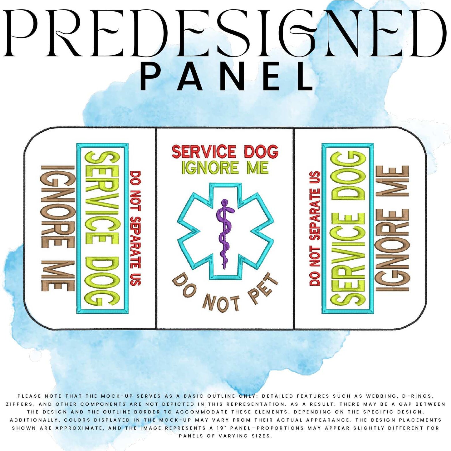 SD IGNORE ME-IGNORE ME #3 (outline)-MEDICAL SYMBOL-STANDARD PANEL
