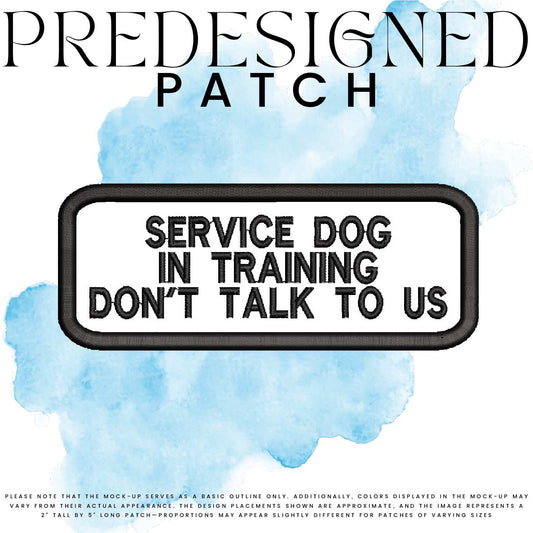 SD IN TRAINING DON’T TALK TO US