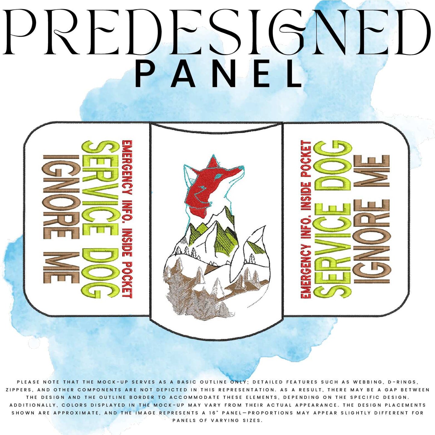 NATURE FOX-SD IGNORE ME #2-STANDARD PANEL