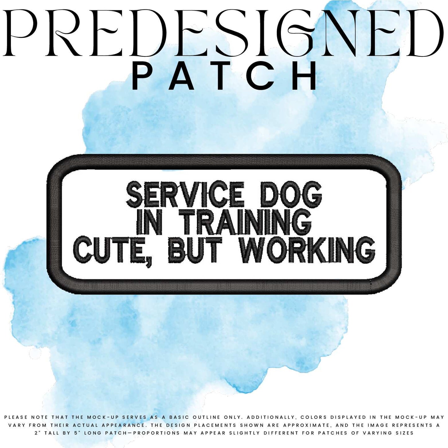 SD IN TRAINING CUTE BUT WORKING