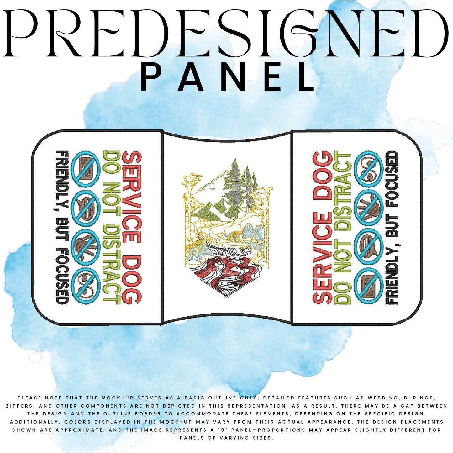 NATURALIS WILD STREAM-SD DO NOT DISTRACT-STANDARD PANEL