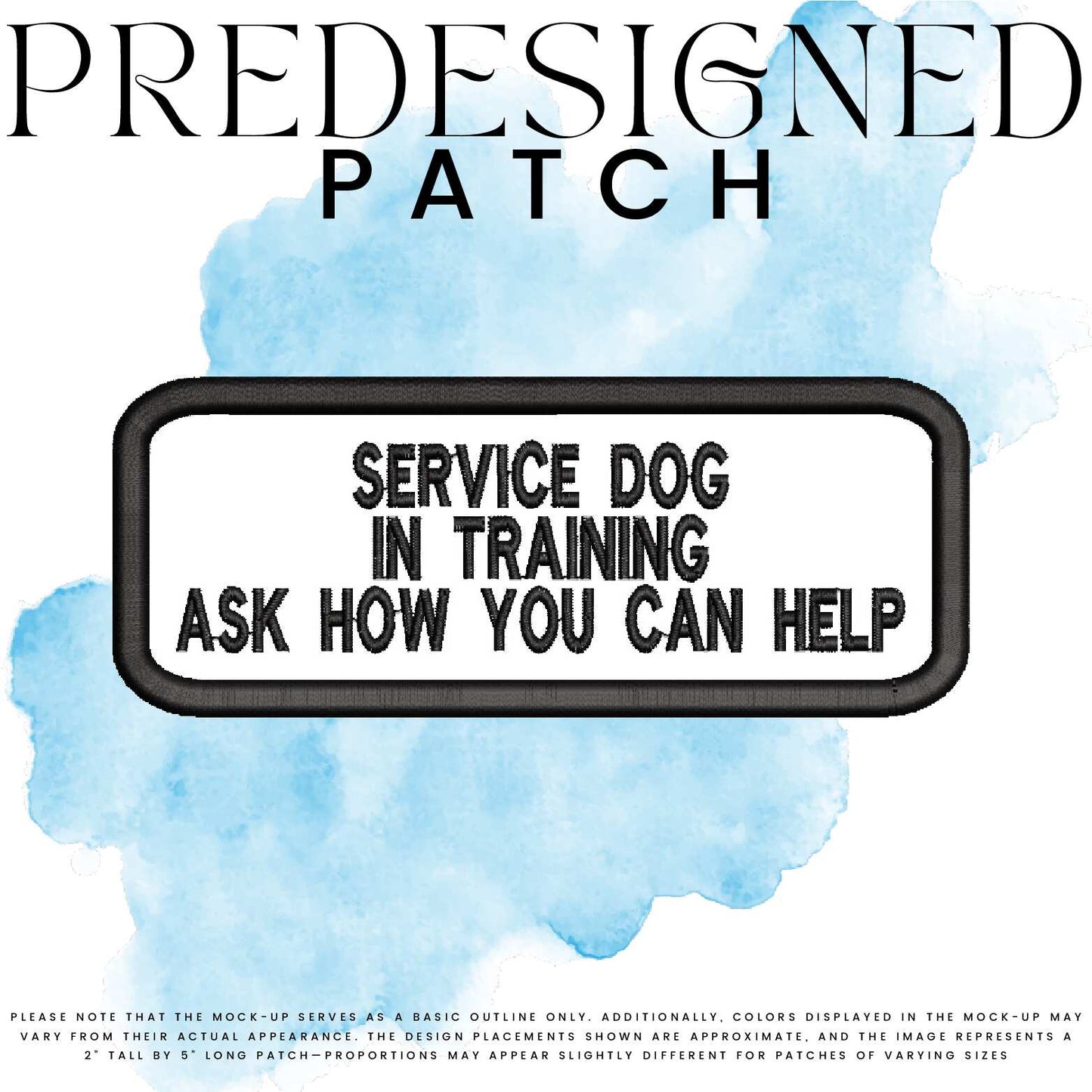 SD IN TRAINING ASK HOW YOU CAN HELP