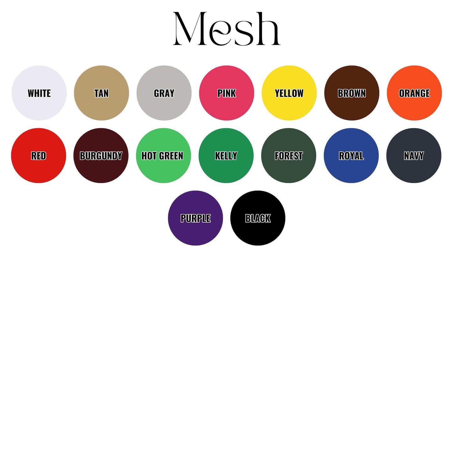 CUSTOM MESH PANELS