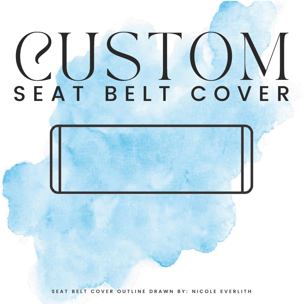 CUSTOM SEAT BELT COVER