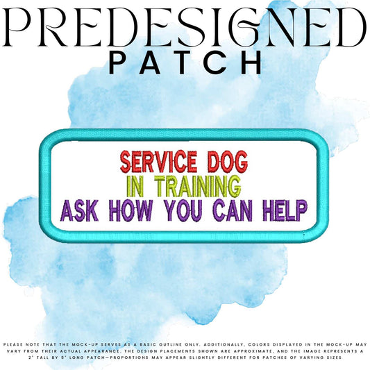 SD IN TRAINING ASK HOW YOU CAN HELP