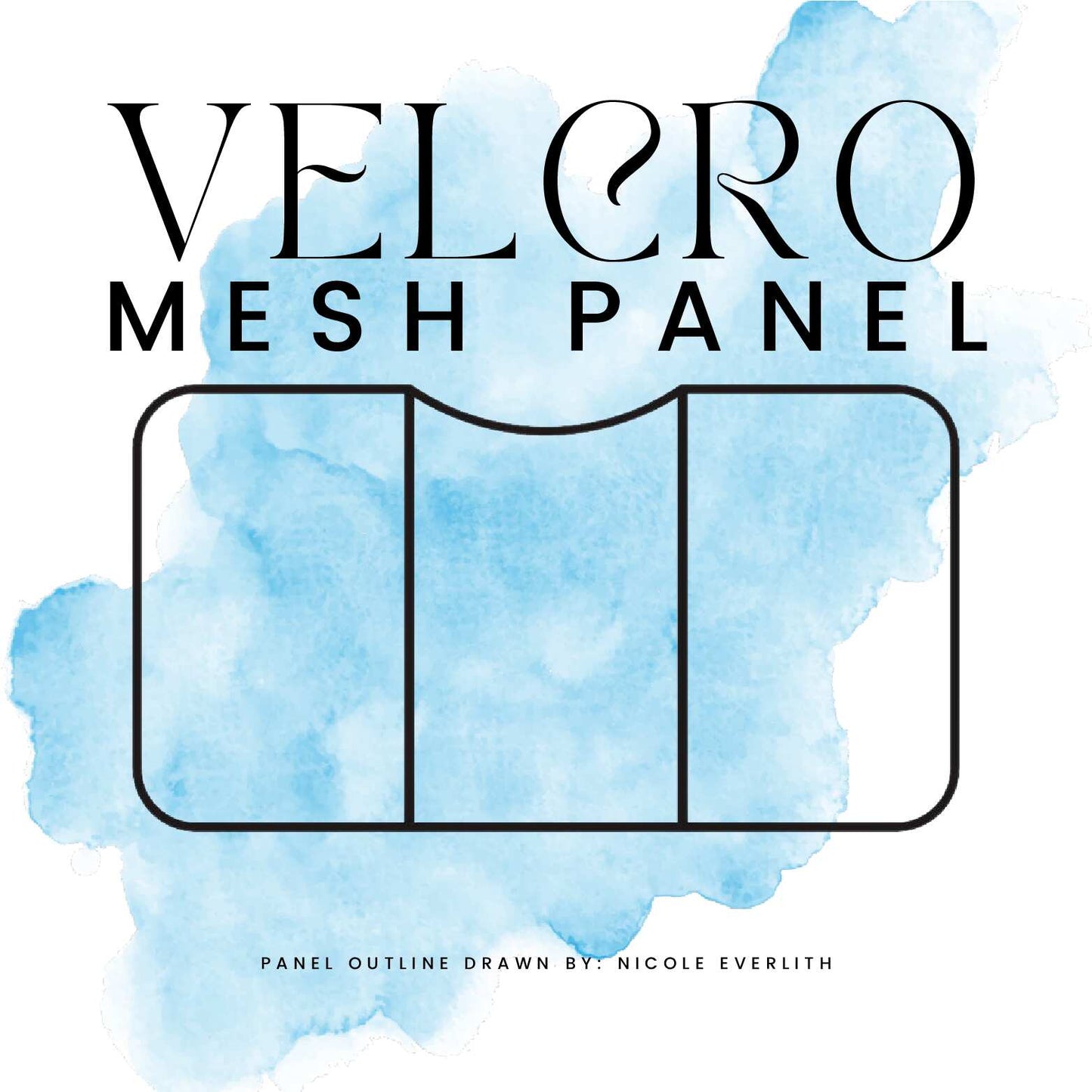 VELCRO MESH PANEL: STRAIGHT-BACK