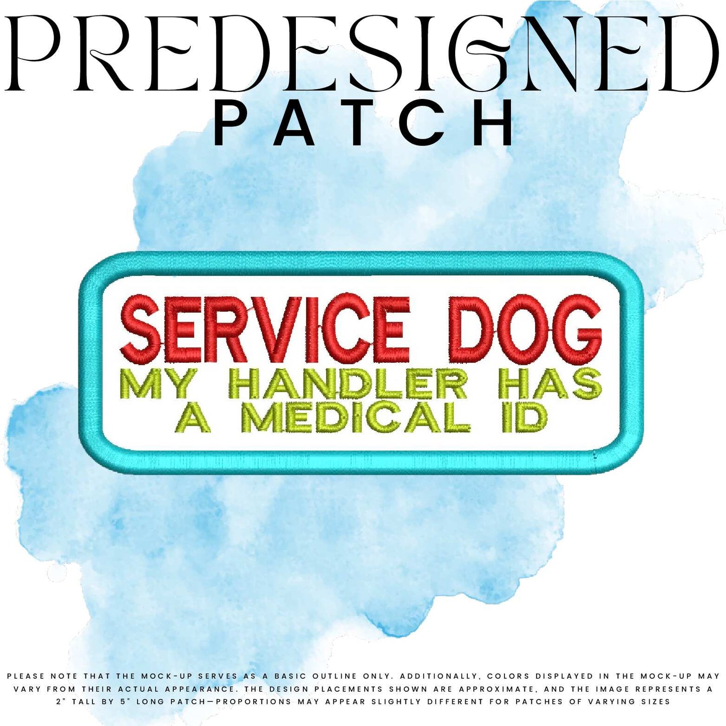 SD MY HANDLER HAS A MEDICAL ID