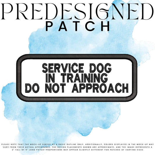 SD IN TRAINING DO NOT APPROACH