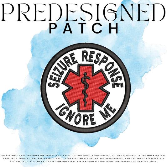 SEIZURE RESPONSE IGNORE ME-MEDICAL SYMBOL (filled in)