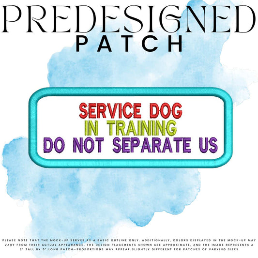 SD IN TRAINING DO NOT SEPARATE US