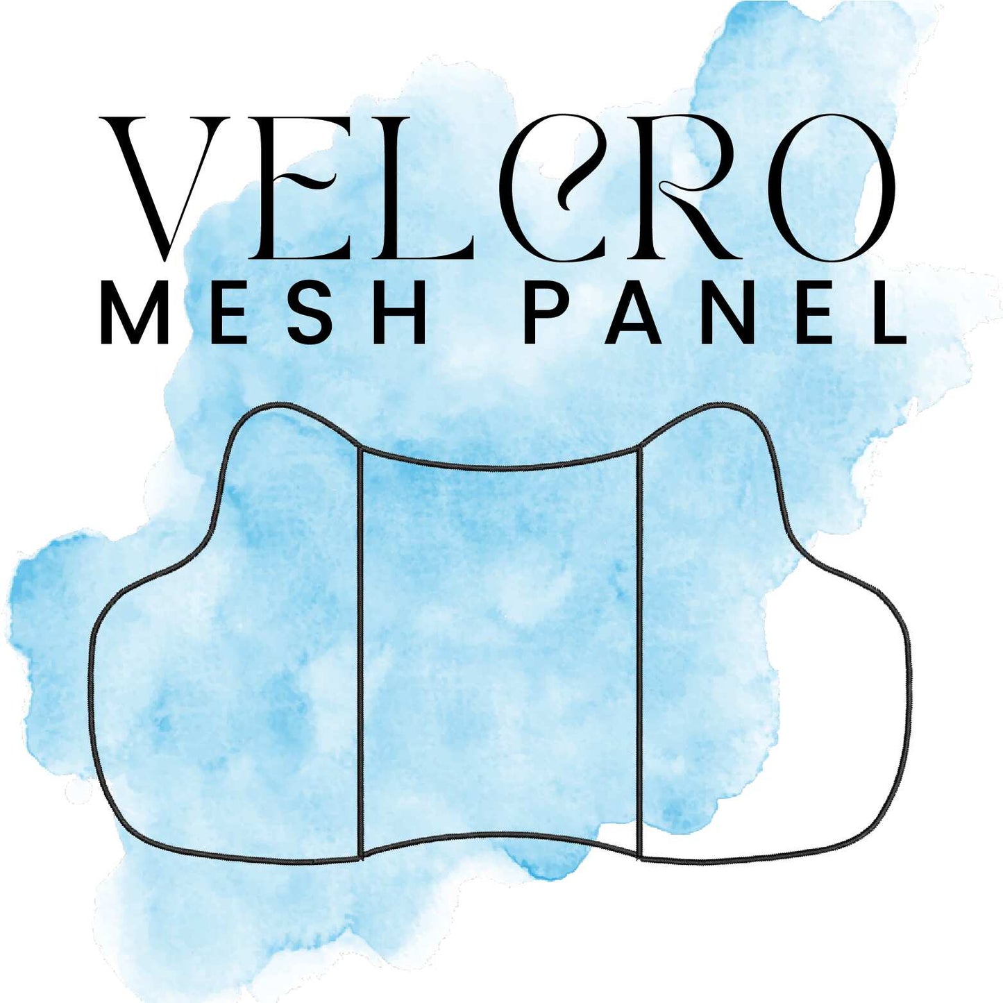 VELCRO MESH PANEL: BUTTERFLY Y-FRONT