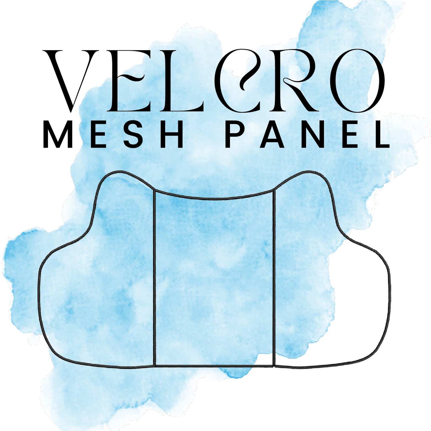 VELCRO MESH PANEL: STRAIGHT-BACK Y-FRONT